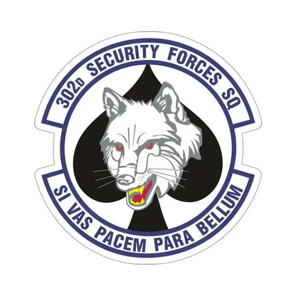 302d Security Forces Squadron (U.S. Air Force) STICKER Vinyl Die-Cut Decal 4 Inch - The Sticker Space