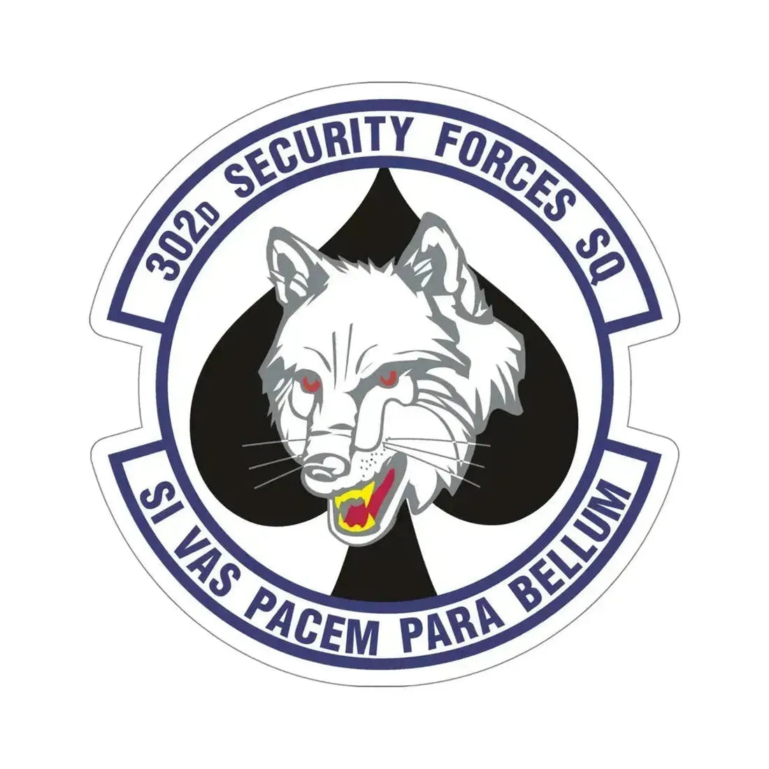 302d Security Forces Squadron (U.S. Air Force) STICKER Vinyl Die-Cut Decal 5 Inch - The Sticker Space