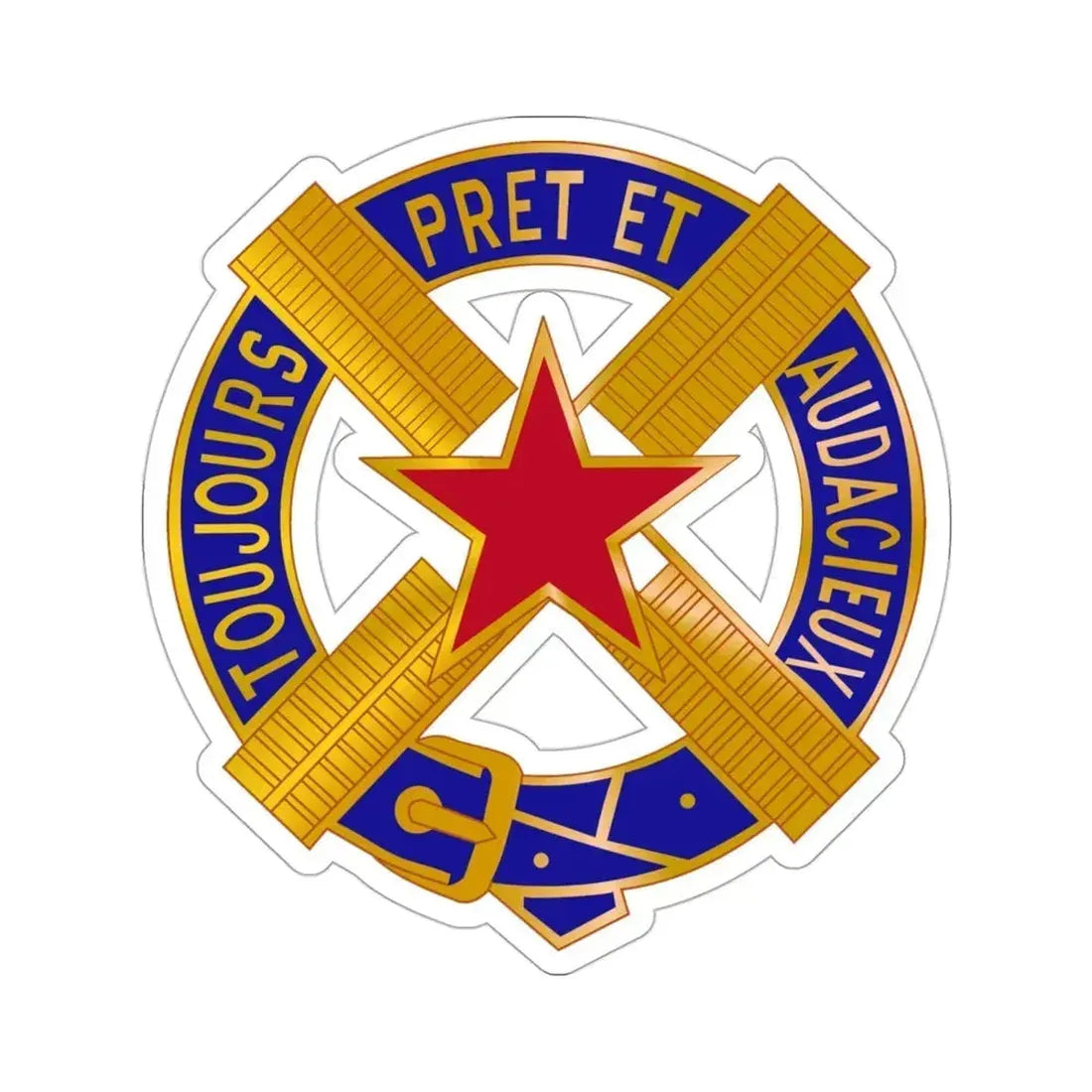 303 Cavalry Regiment (U.S. Army) STICKER Vinyl Die-Cut Decal 3 Inch - The Sticker Space