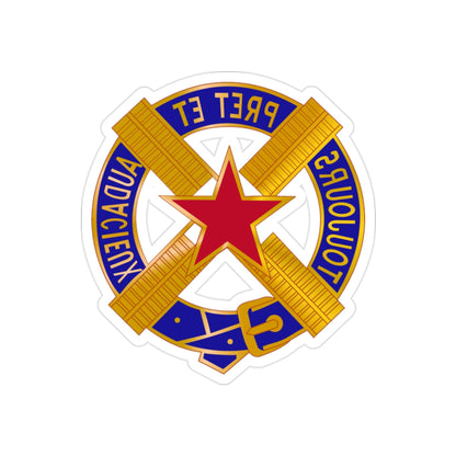 303 Cavalry Regiment USAR (U.S. Army) REVERSE PRINT Transparent STICKER-2 Inch-The Sticker Space