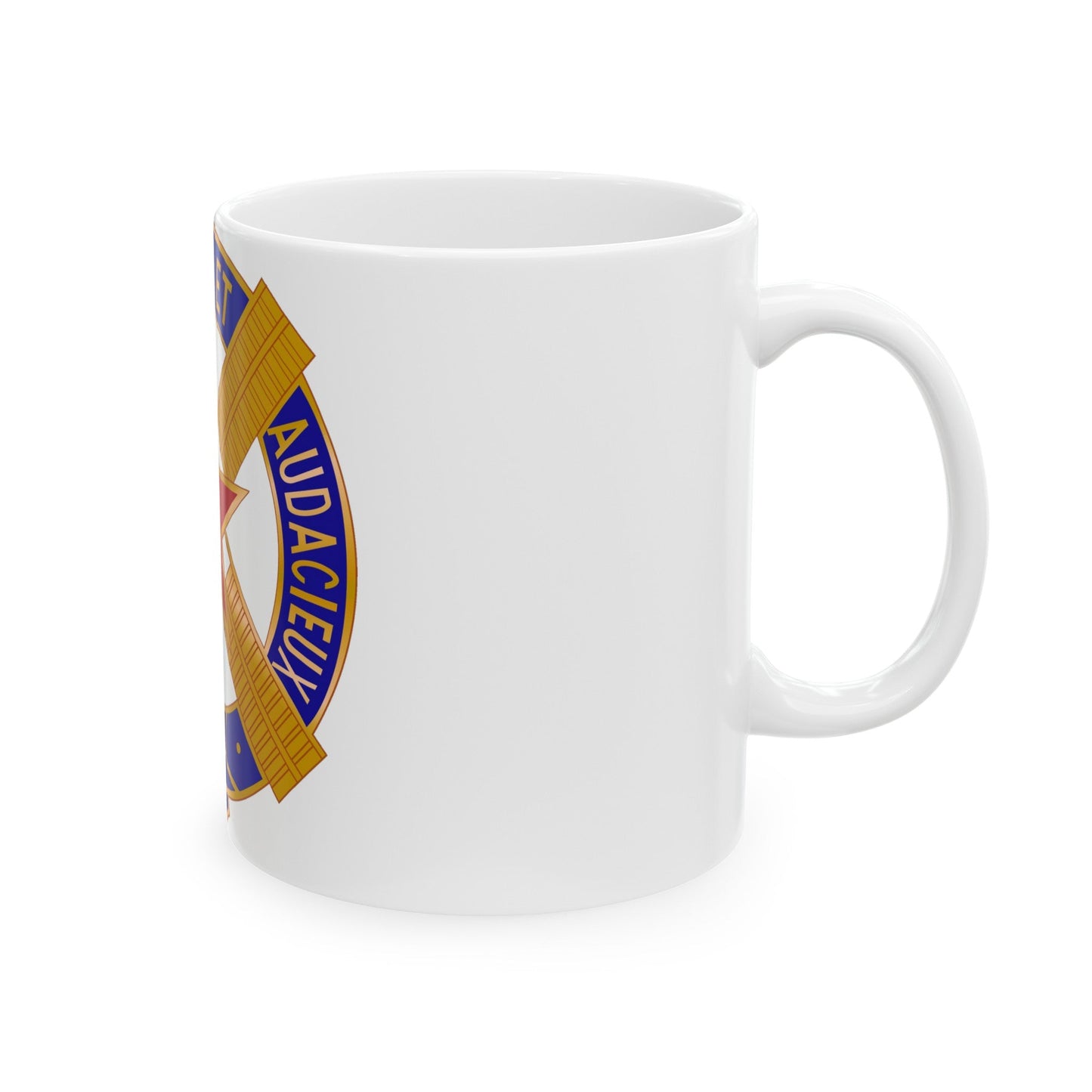 303 Cavalry Regiment USAR (U.S. Army) White Coffee Mug-The Sticker Space