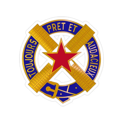 303 Cavalry Regiment USAR (U.S. Army) Transparent STICKER Die-Cut Vinyl Decal 2 Inch - The Sticker Space