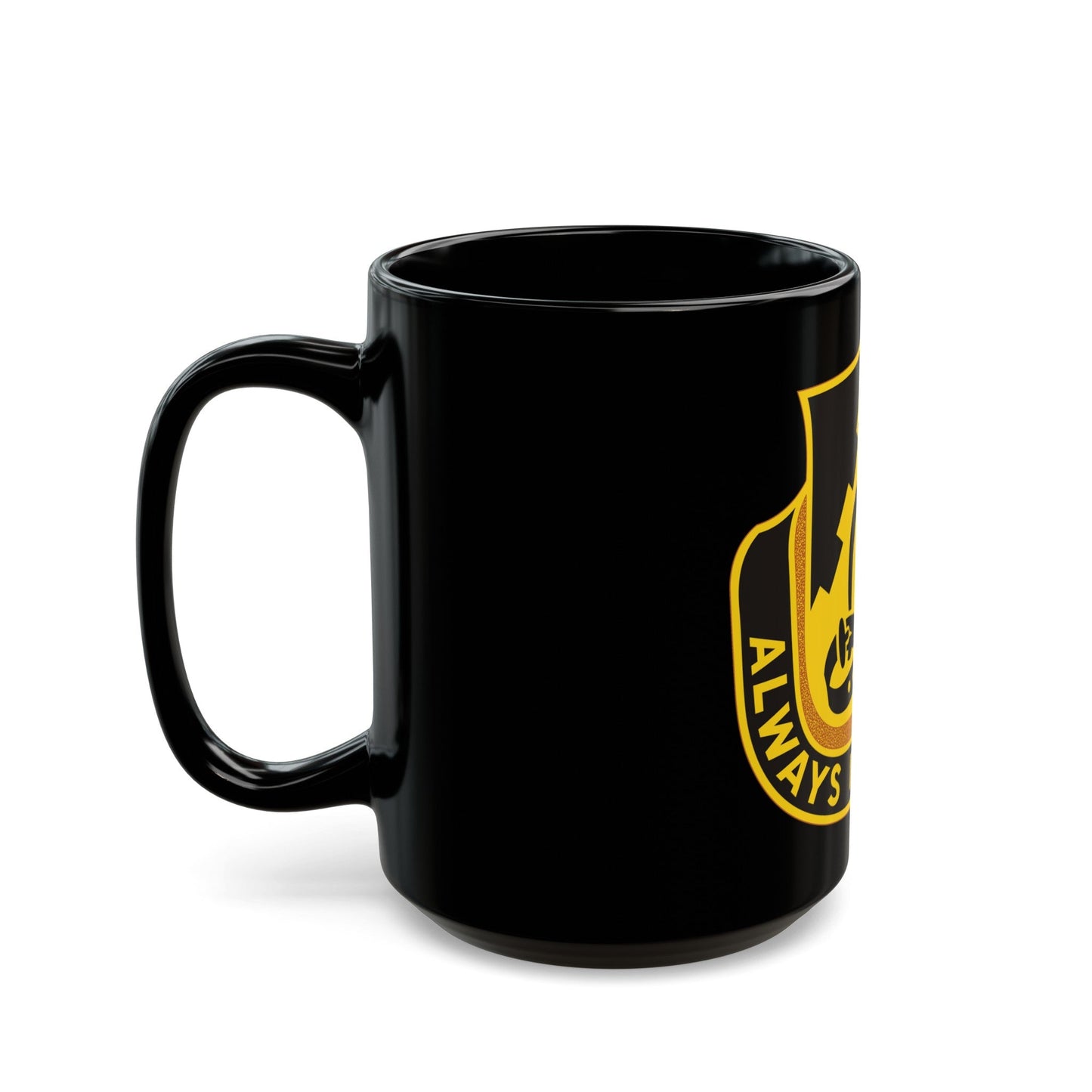 303 Cavalry Regiment WAARNG (U.S. Army) Black Coffee Mug-The Sticker Space