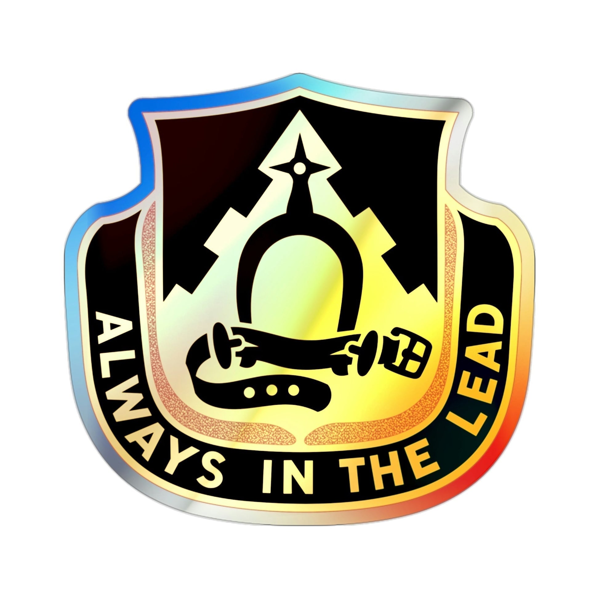 303 Cavalry Regiment WAARNG (U.S. Army) Holographic STICKER Die-Cut Vinyl Decal-2 Inch-The Sticker Space