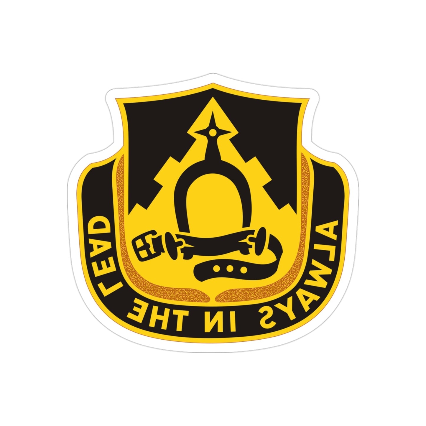 303 Cavalry Regiment WAARNG (U.S. Army) REVERSE PRINT Transparent STICKER-3 Inch-The Sticker Space