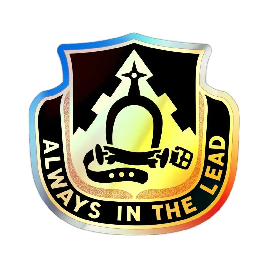 303 Cavalry Regiment WAARNG (U.S. Army) Holographic STICKER Die-Cut Vinyl Decal 2 Inch Holographic - The Sticker Space
