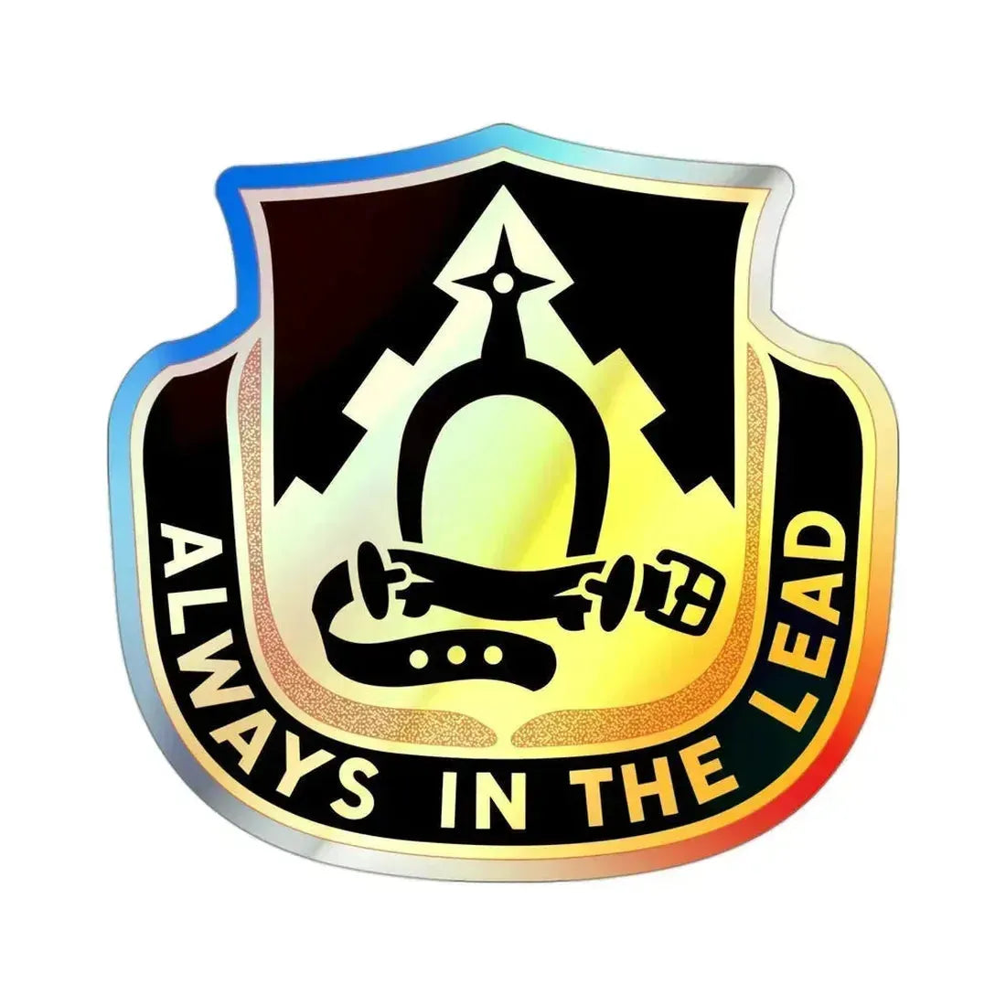 303 Cavalry Regiment WAARNG (U.S. Army) Holographic STICKER Die-Cut Vinyl Decal 3 Inch Holographic - The Sticker Space