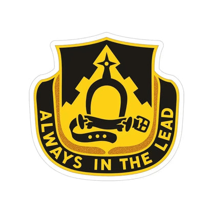 303 Cavalry Regiment WAARNG (U.S. Army) Transparent STICKER Die-Cut Vinyl Decal 4 Inch - The Sticker Space