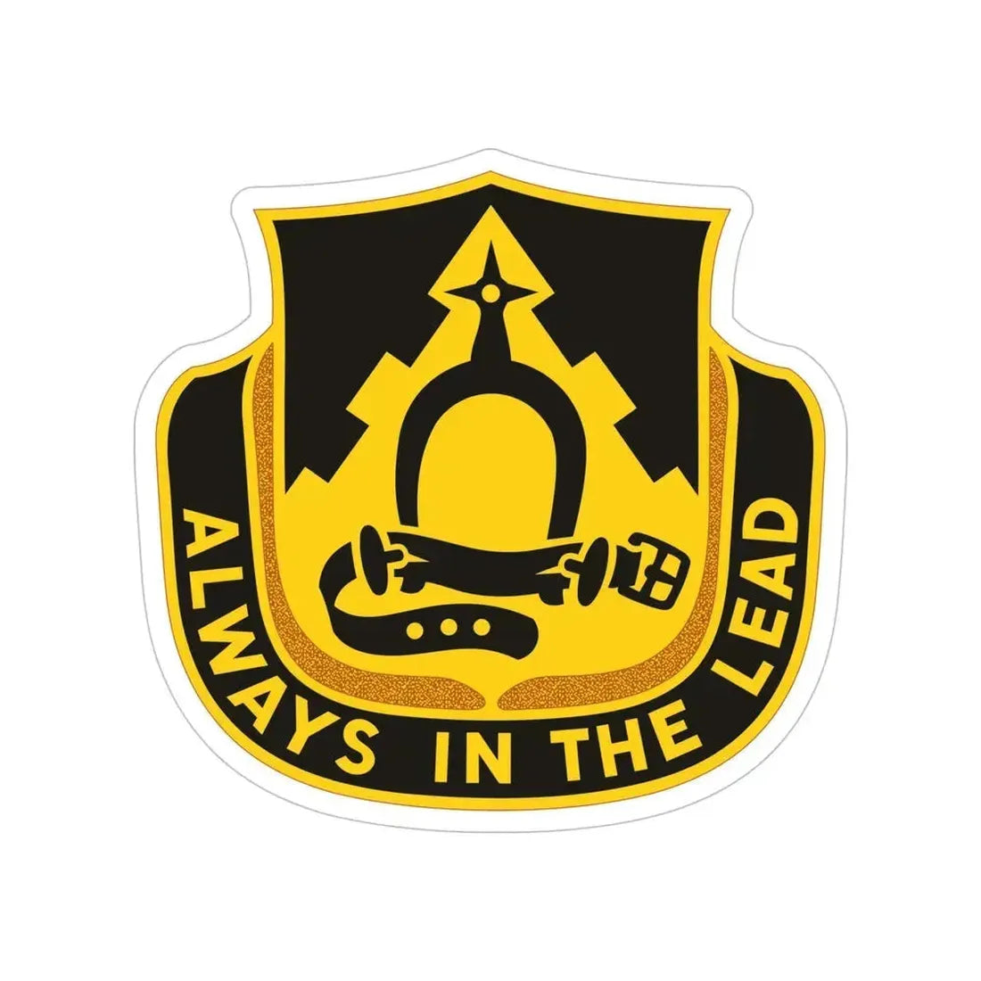 303 Cavalry Regiment WAARNG (U.S. Army) Transparent STICKER Die-Cut Vinyl Decal 5 Inch - The Sticker Space