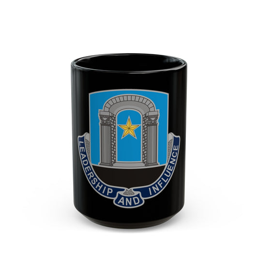 303 Information Operations Battalion (U.S. Army) Black Coffee Mug-15oz-The Sticker Space