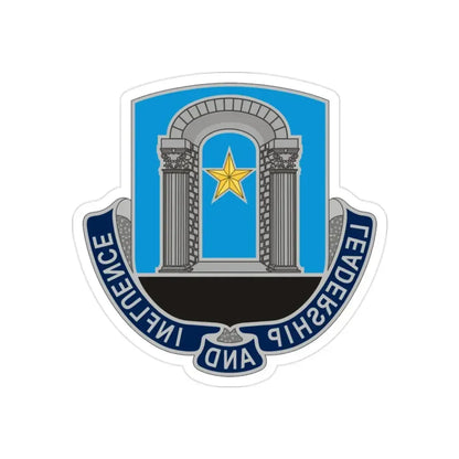 303 Information Operations Battalion (U.S. Army) REVERSE PRINT Transparent Die-Cut STICKER - The Sticker Space