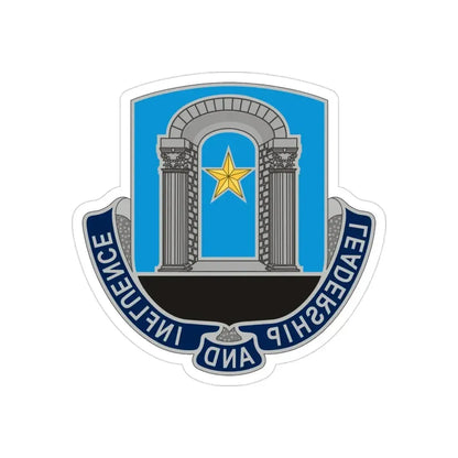 303 Information Operations Battalion (U.S. Army) REVERSE PRINT Transparent Die-Cut STICKER - The Sticker Space