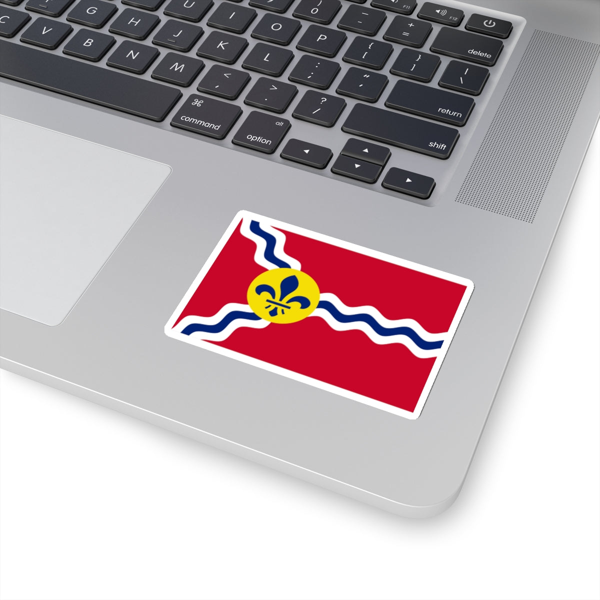 Flag of St. Louis, Missouri - STICKER Vinyl Kiss-Cut Decal