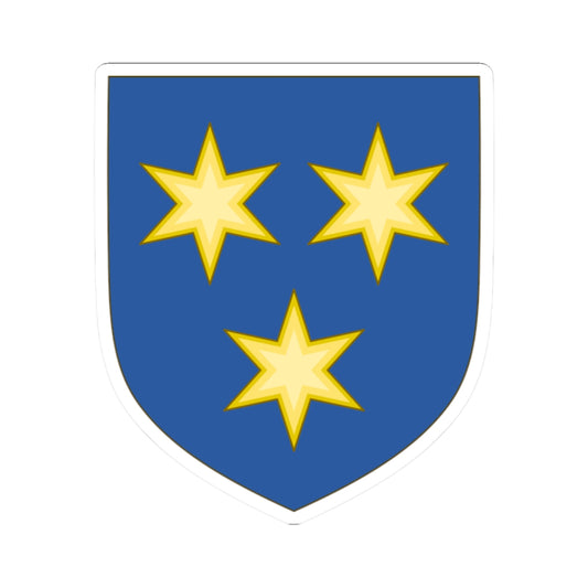 Arms of the House of Heunburg Celje (Slovenia) (Coat of Arms) STICKER Vinyl Kiss-Cut Decal