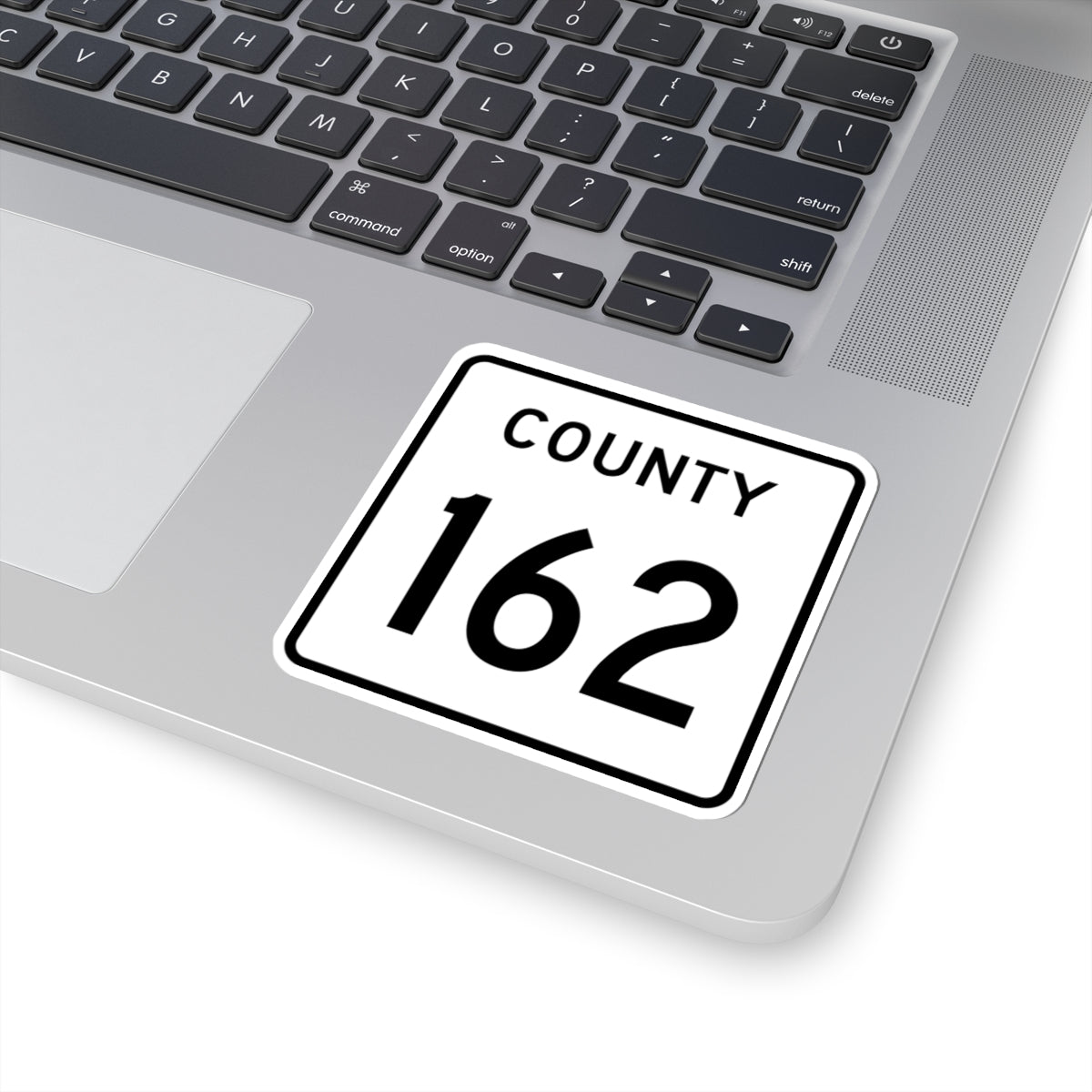 County 162 square (Minnesota) (Road Sign) STICKER Vinyl Kiss-Cut Decal