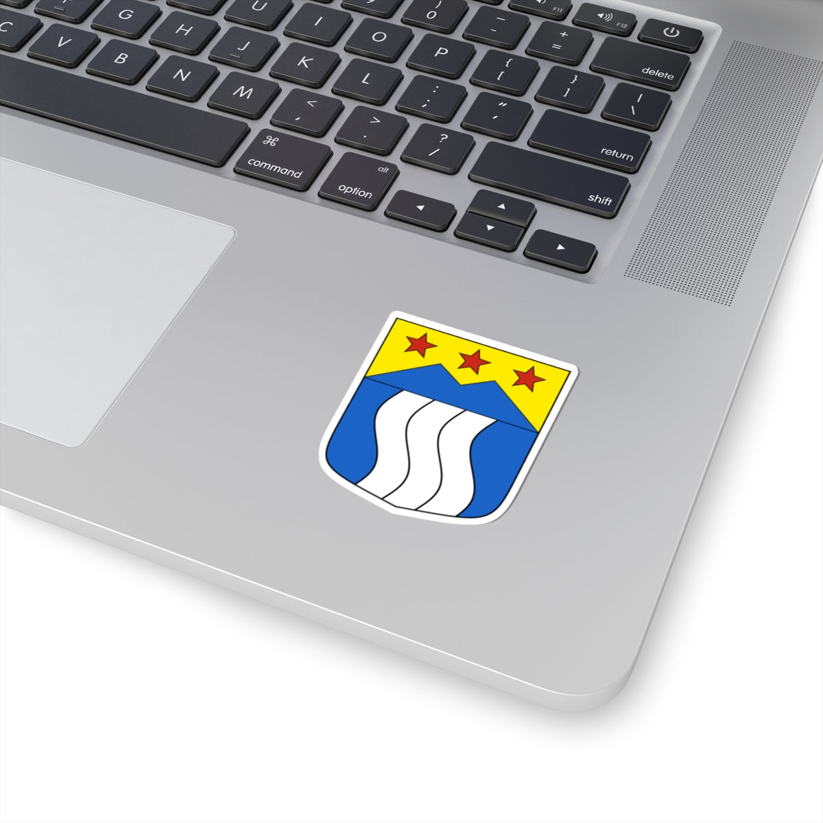 Riederalp-blazon (Switzerland) (Coat of Arms) STICKER Vinyl Kiss-Cut Decal