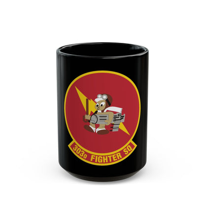 303d Fighter Squadron (U.S. Air Force) Black Coffee Mug-15oz-The Sticker Space