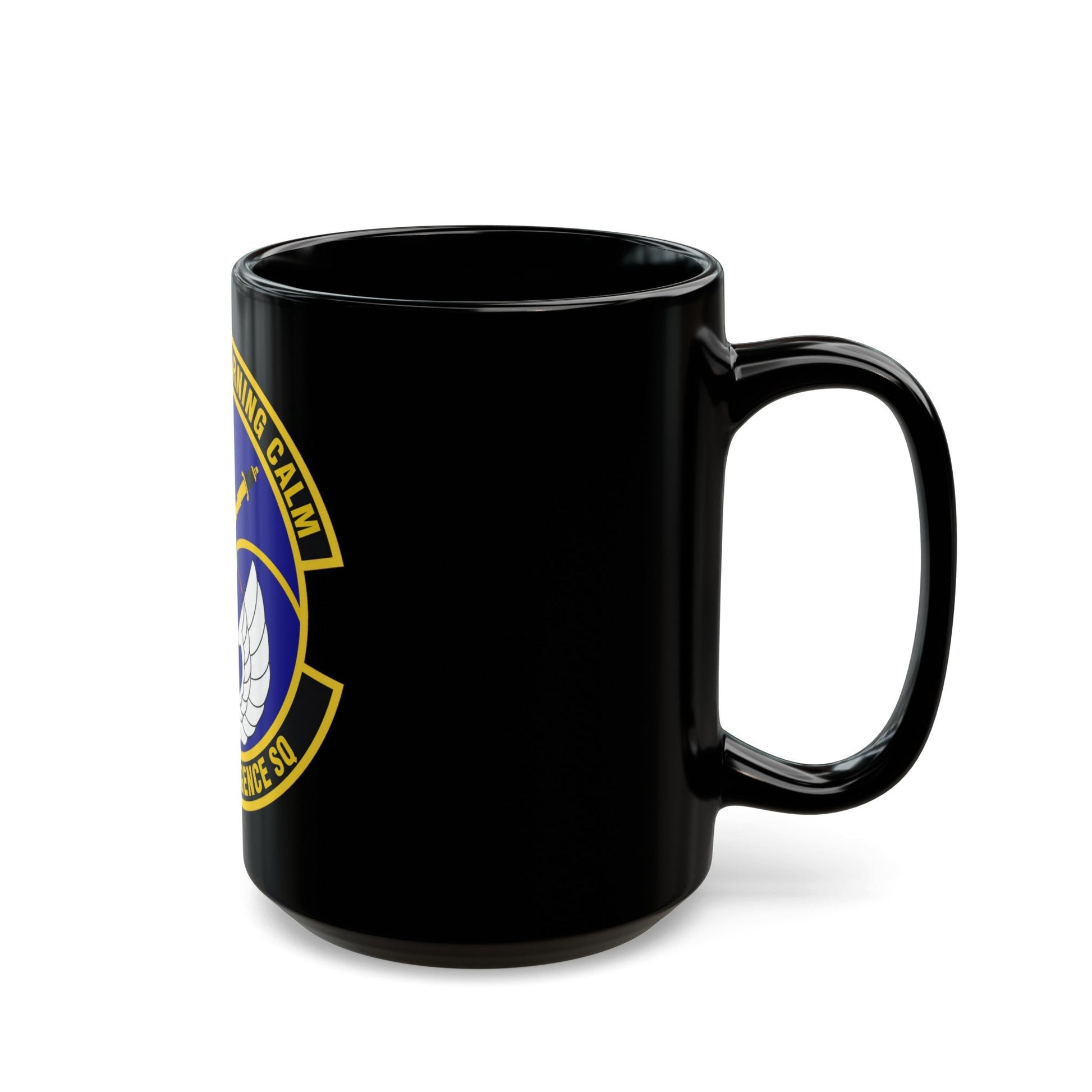 303d Intelligence Squadron (U.S. Air Force) Black Coffee Mug-The Sticker Space