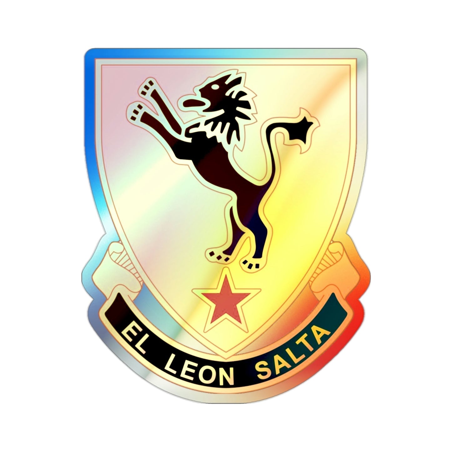 304 Cavalry Regiment (U.S. Army) Holographic STICKER Die-Cut Vinyl Decal-2 Inch-The Sticker Space