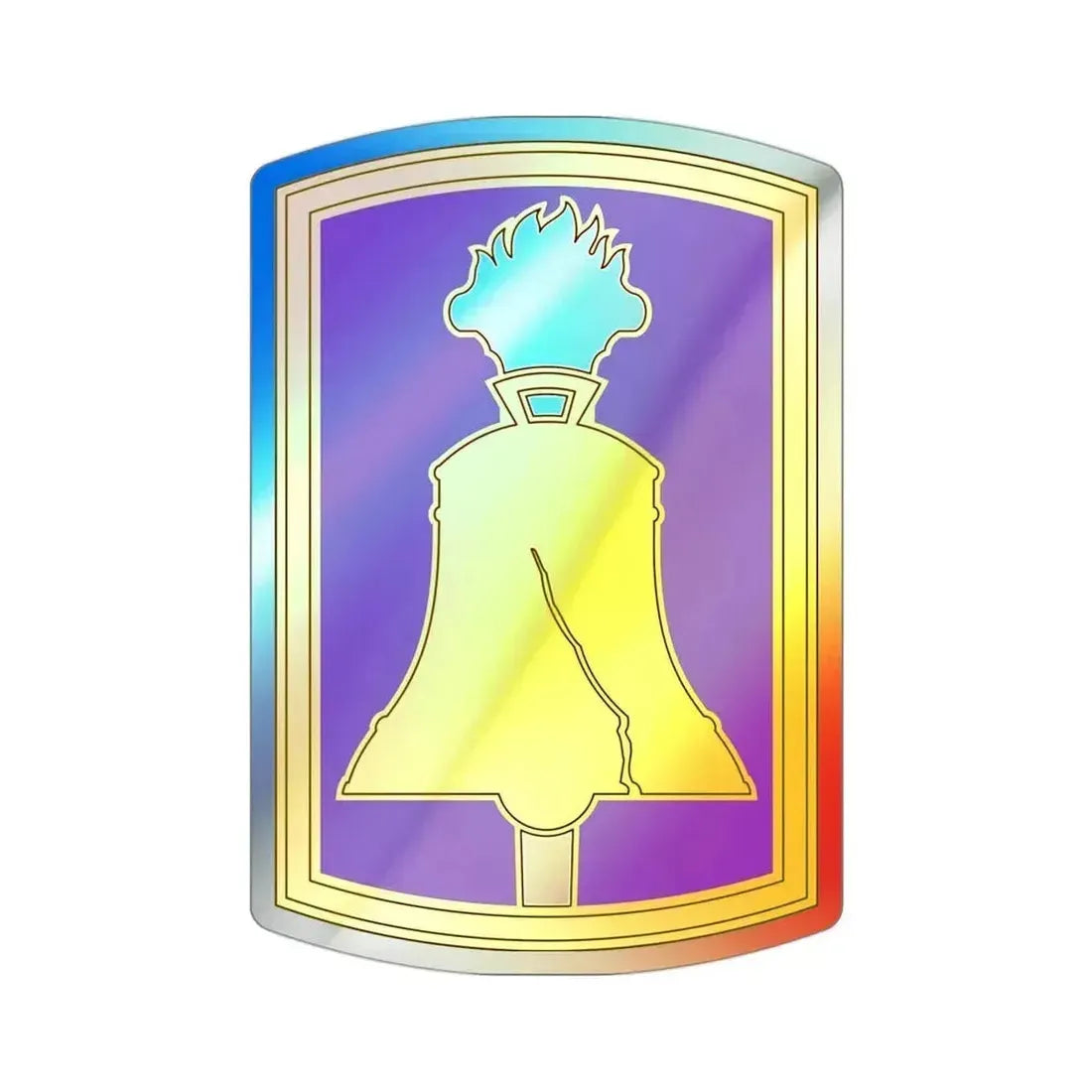 304 Civil Affairs Brigade (U.S. Army) Holographic STICKER Die-Cut Vinyl Decal 3 Inch Holographic - The Sticker Space