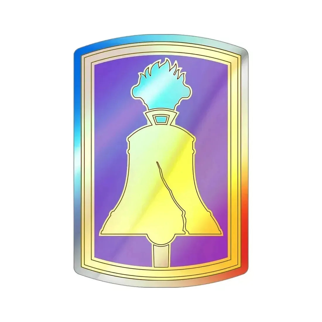 304 Civil Affairs Brigade (U.S. Army) Holographic STICKER Die-Cut Vinyl Decal 4 Inch Holographic - The Sticker Space