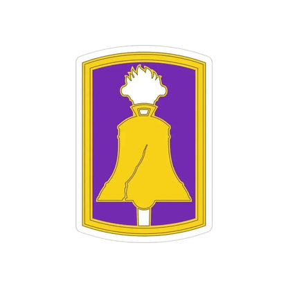 304 Civil Affairs Brigade (U.S. Army) REVERSE PRINT Transparent Die-Cut STICKER 4 Inch Die-Cut Transparent - The Sticker Space