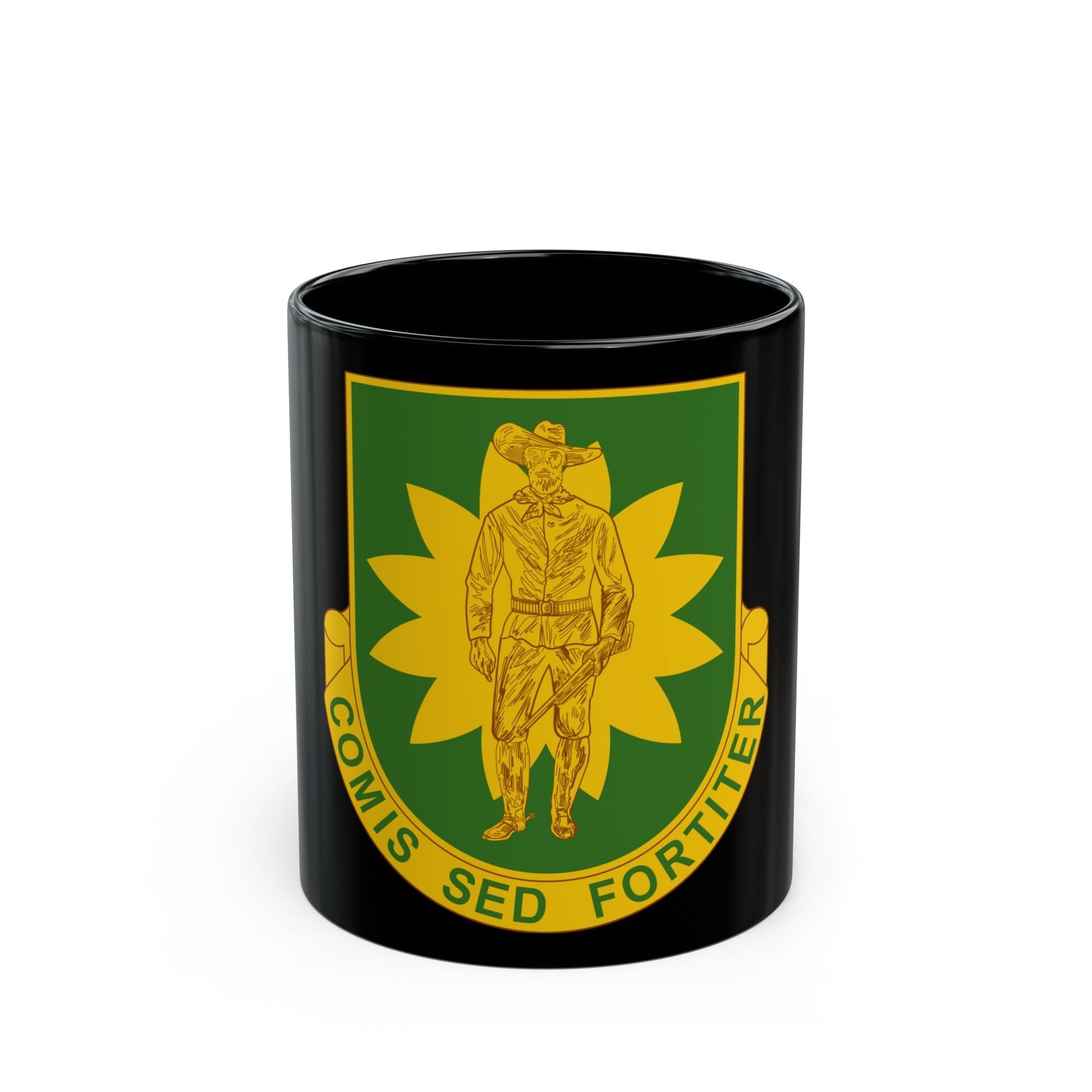 304 Military Police Battalion (U.S. Army) Black Coffee Mug-11oz-The Sticker Space