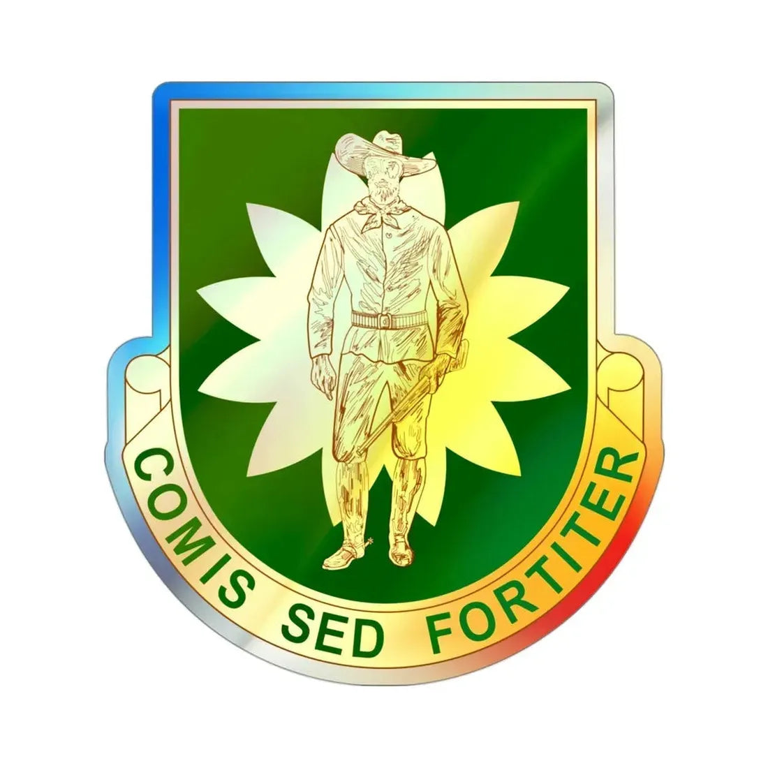 304 Military Police Battalion (U.S. Army) Holographic STICKER Die-Cut Vinyl Decal - The Sticker Space