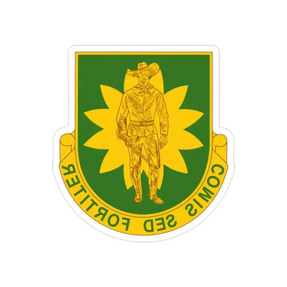 304 Military Police Battalion (U.S. Army) REVERSE PRINT Transparent Die-Cut STICKER 2 Inch Die-Cut Transparent - The Sticker Space
