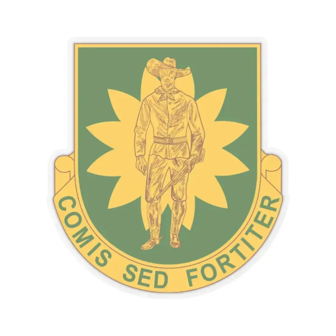 304 Military Police Battalion (U.S. Army) STICKER Vinyl Kiss-Cut Decal 2 Inch Transparent - The Sticker Space