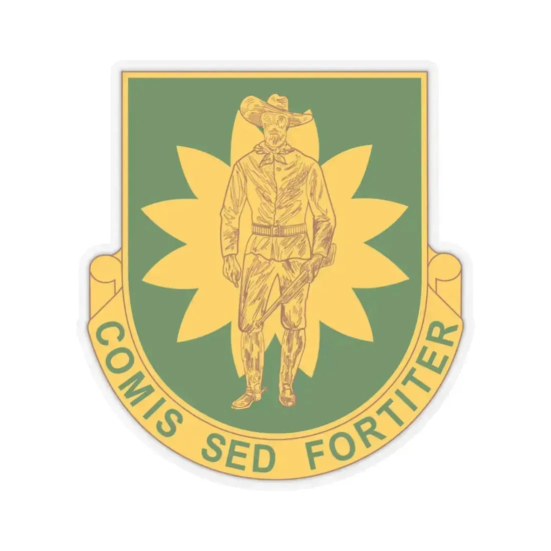 304 Military Police Battalion (U.S. Army) STICKER Vinyl Kiss-Cut Decal 3 Inch Transparent - The Sticker Space