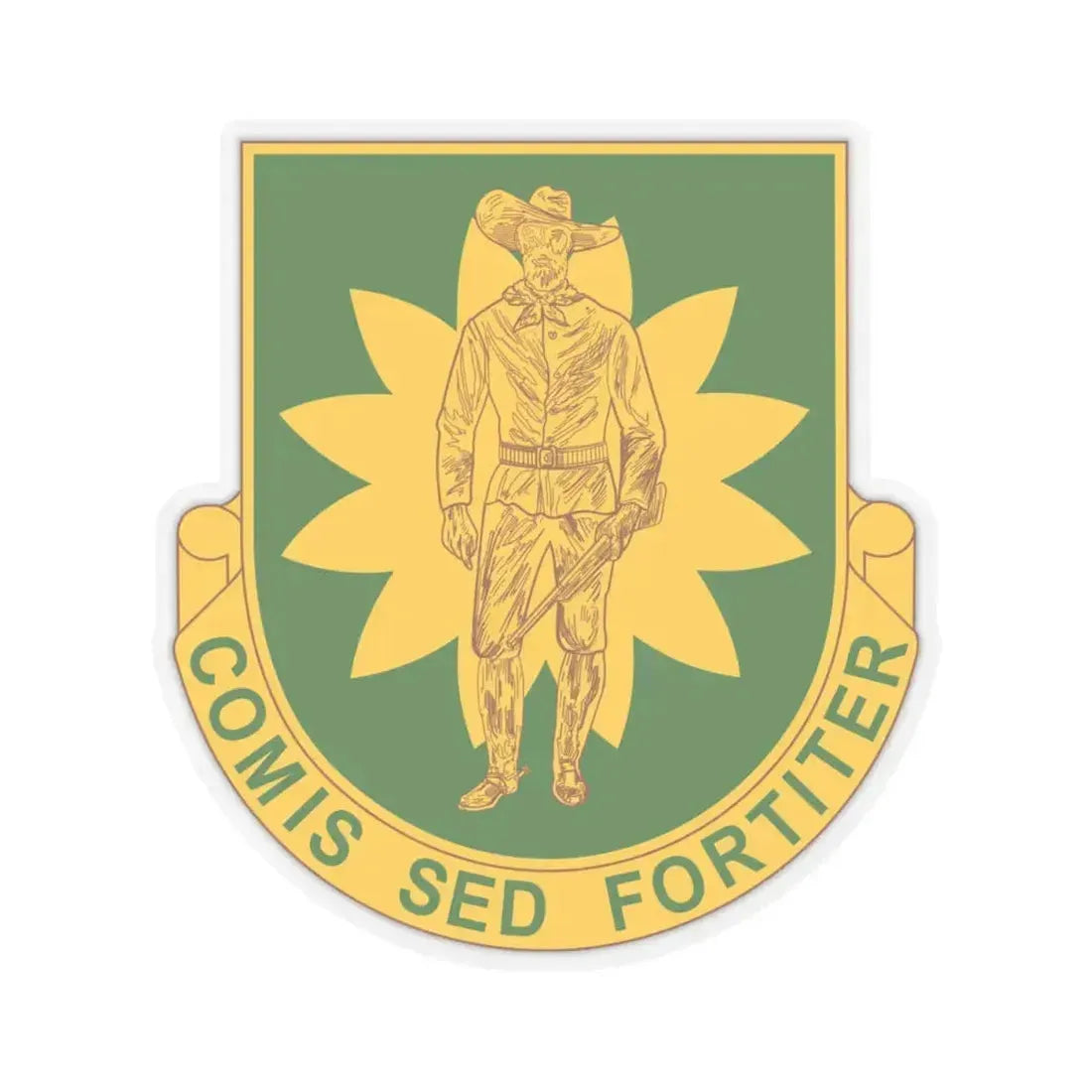 304 Military Police Battalion (U.S. Army) STICKER Vinyl Kiss-Cut Decal 4 Inch Transparent - The Sticker Space