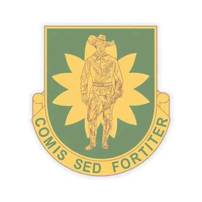 304 Military Police Battalion (U.S. Army) STICKER Vinyl Kiss-Cut Decal 4 Inch Transparent - The Sticker Space