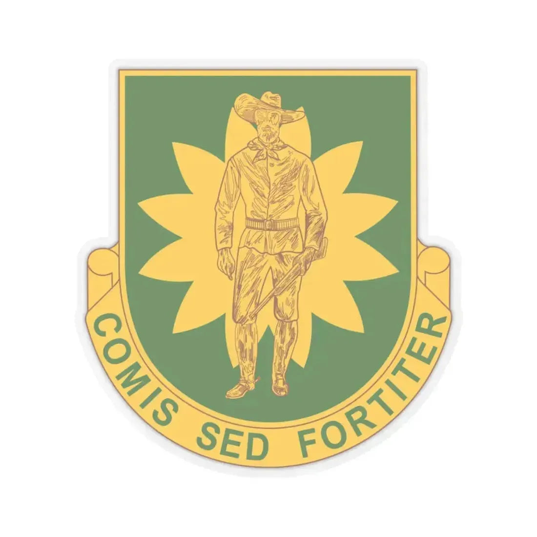 304 Military Police Battalion (U.S. Army) STICKER Vinyl Kiss-Cut Decal 6 Inch Transparent - The Sticker Space