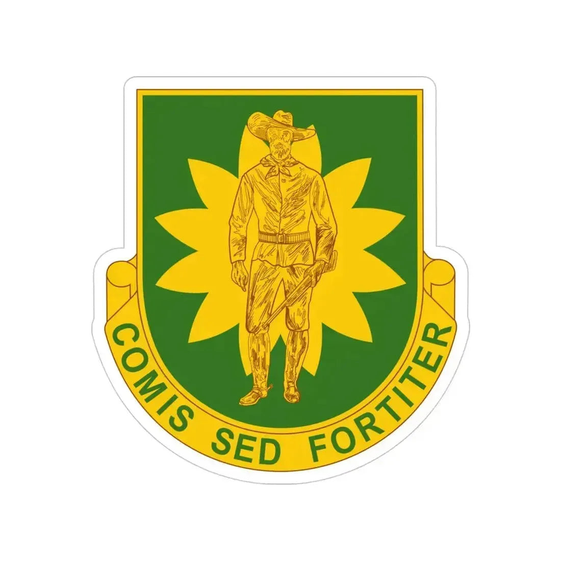 304 Military Police Battalion (U.S. Army) Transparent STICKER Die-Cut Vinyl Decal 4 Inch - The Sticker Space