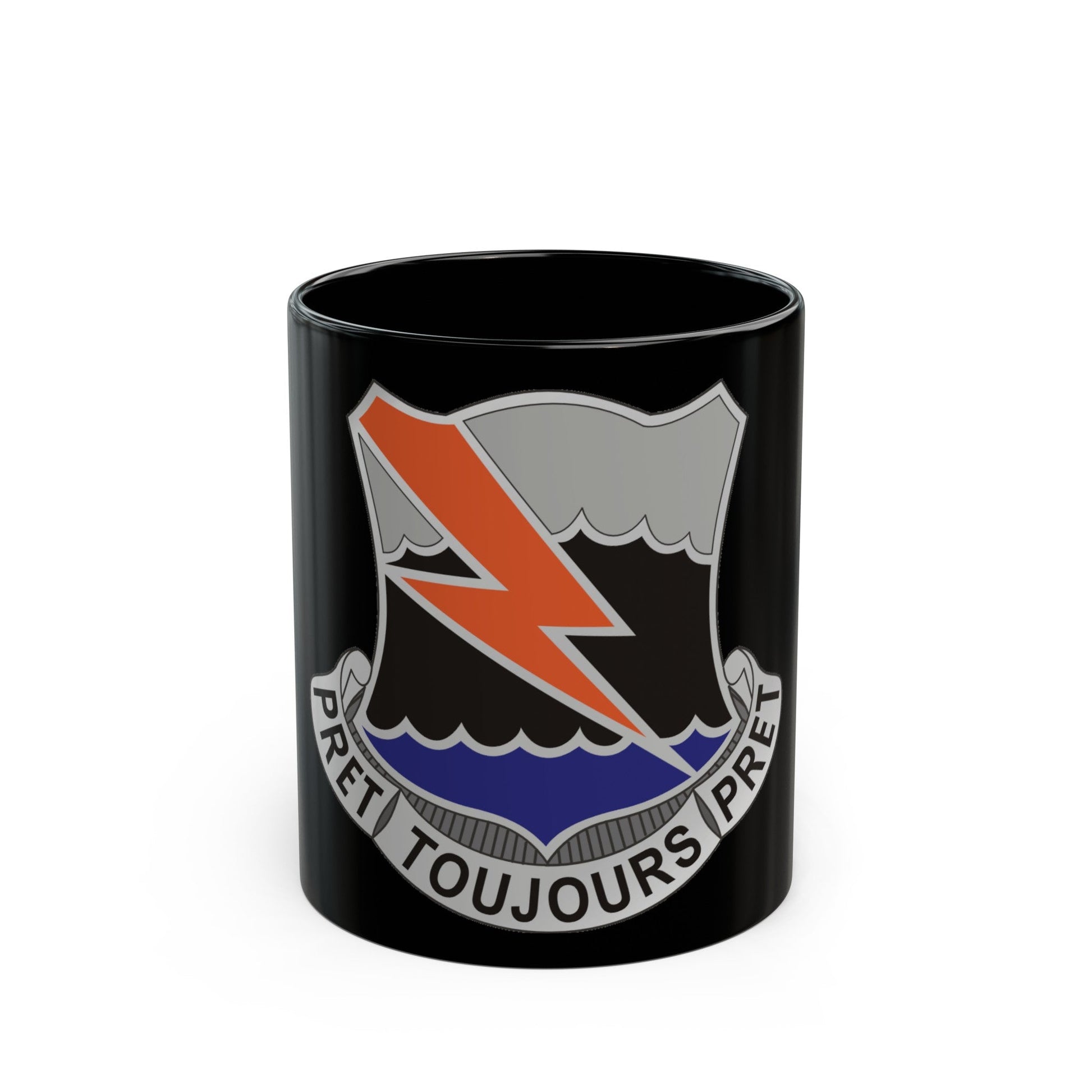 304 Signal Battalion (U.S. Army) Black Coffee Mug-11oz-The Sticker Space