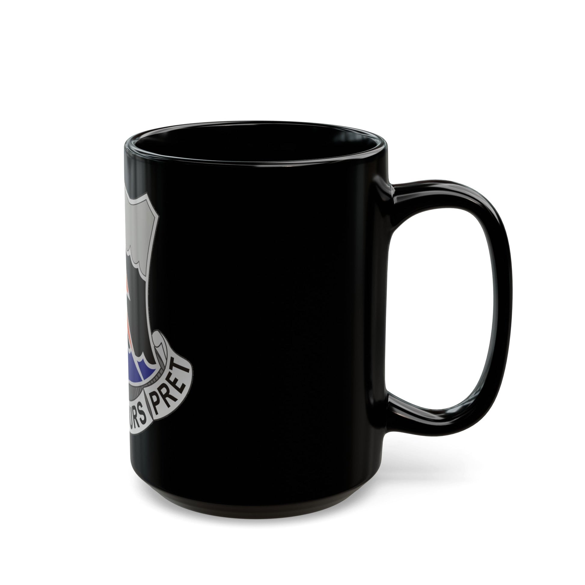 304 Signal Battalion (U.S. Army) Black Coffee Mug-The Sticker Space