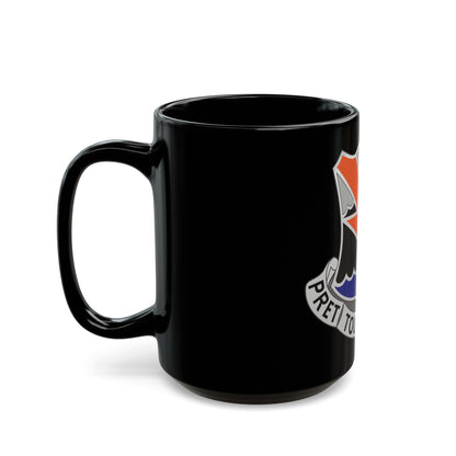 304 Signal Battalion (U.S. Army) Black Coffee Mug-The Sticker Space