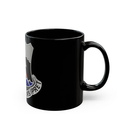 304 Signal Battalion (U.S. Army) Black Coffee Mug-The Sticker Space