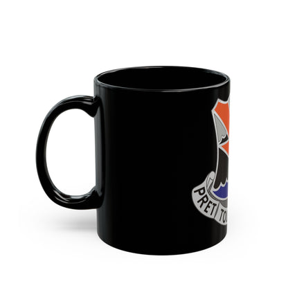 304 Signal Battalion (U.S. Army) Black Coffee Mug-The Sticker Space