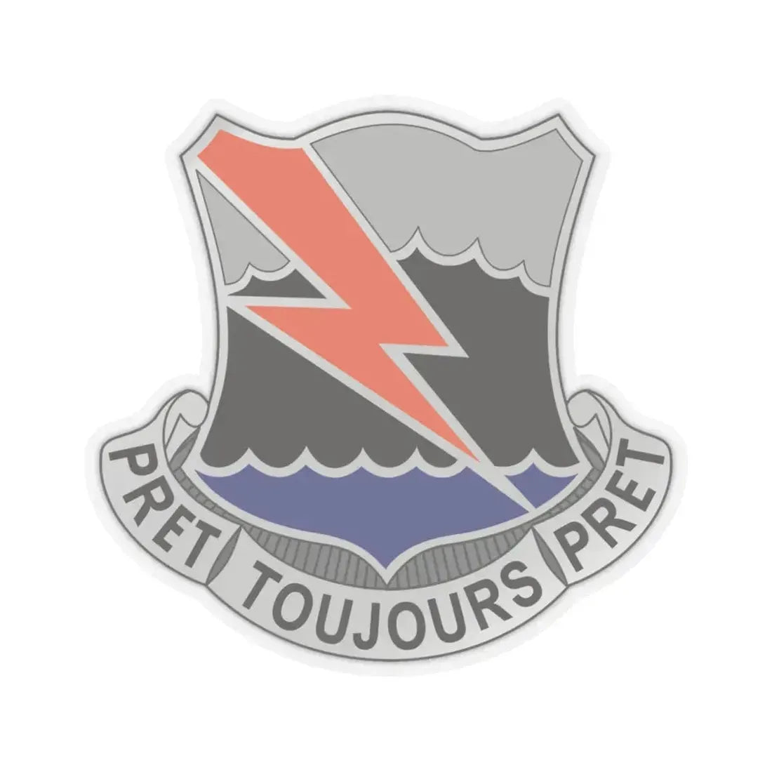 304 Signal Battalion (U.S. Army) STICKER Vinyl Kiss-Cut Decal 4 Inch Transparent - The Sticker Space