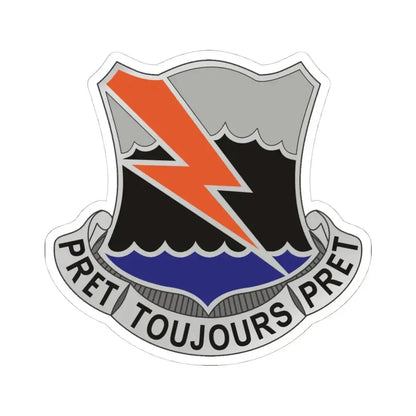 304 Signal Battalion (U.S. Army) STICKER Vinyl Kiss-Cut Decal 4 Inch White - The Sticker Space