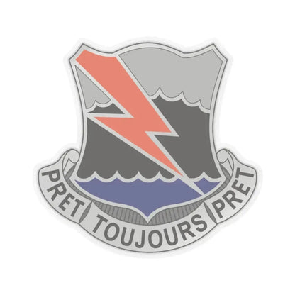 304 Signal Battalion (U.S. Army) STICKER Vinyl Kiss-Cut Decal 6 Inch Transparent - The Sticker Space