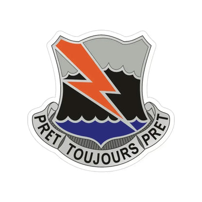 304 Signal Battalion (U.S. Army) Transparent STICKER Die-Cut Vinyl Decal 4 Inch - The Sticker Space