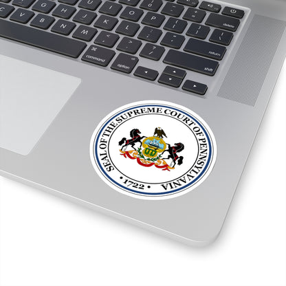 Seal of the Supreme Court of Pennsylvania - STICKER Vinyl Kiss-Cut Decal