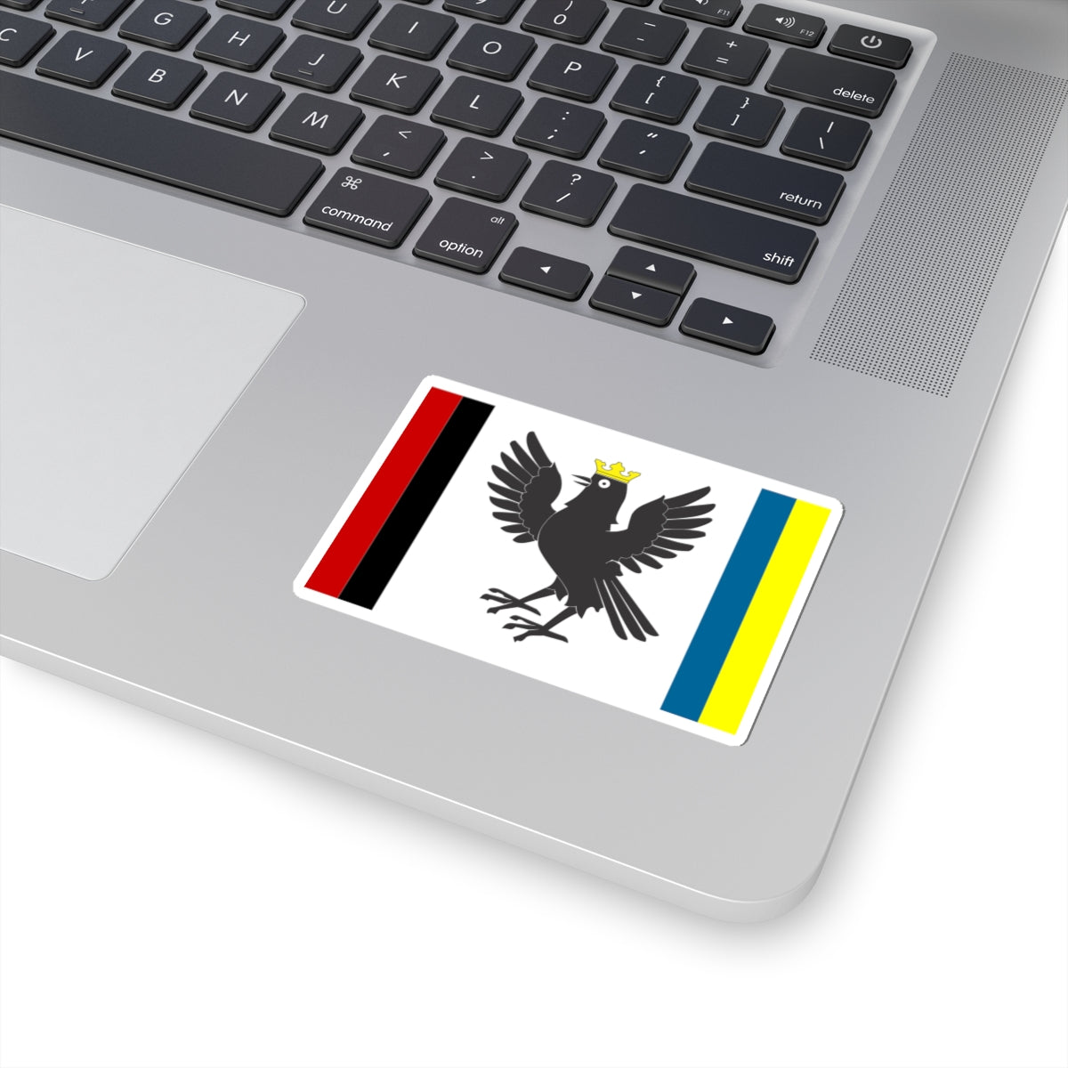Flag of Ivano Frankivsk Oblast Ukraine - STICKER Vinyl Kiss-Cut Decal