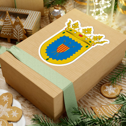 Escudo de Luesma (Spain) (Coat of Arms) STICKER Vinyl Kiss-Cut Decal
