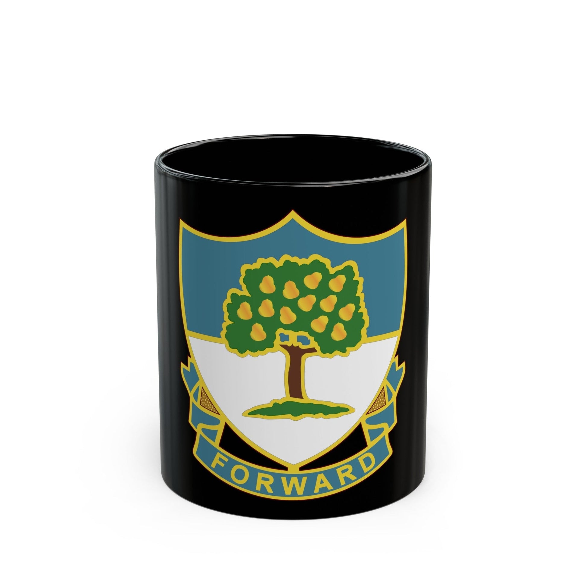 304th Infantry Regiment (U.S. Army) Black Coffee Mug-11oz-The Sticker Space