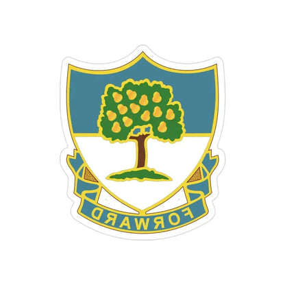 304th Infantry Regiment (U.S. Army) REVERSE PRINT Transparent Die-Cut STICKER - The Sticker Space