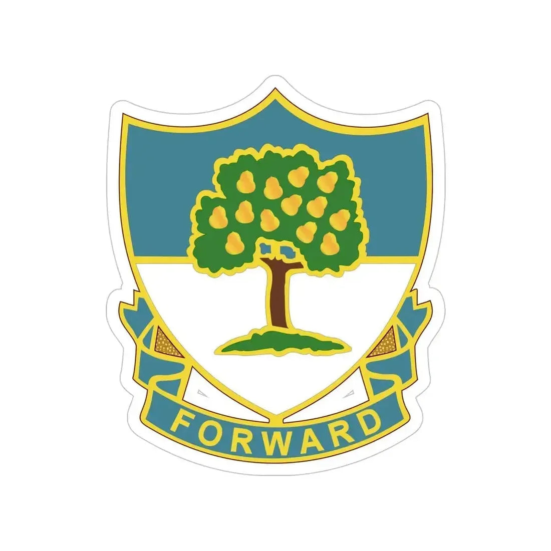 304th Infantry Regiment (U.S. Army) Transparent STICKER Die-Cut Vinyl Decal 5 Inch - The Sticker Space